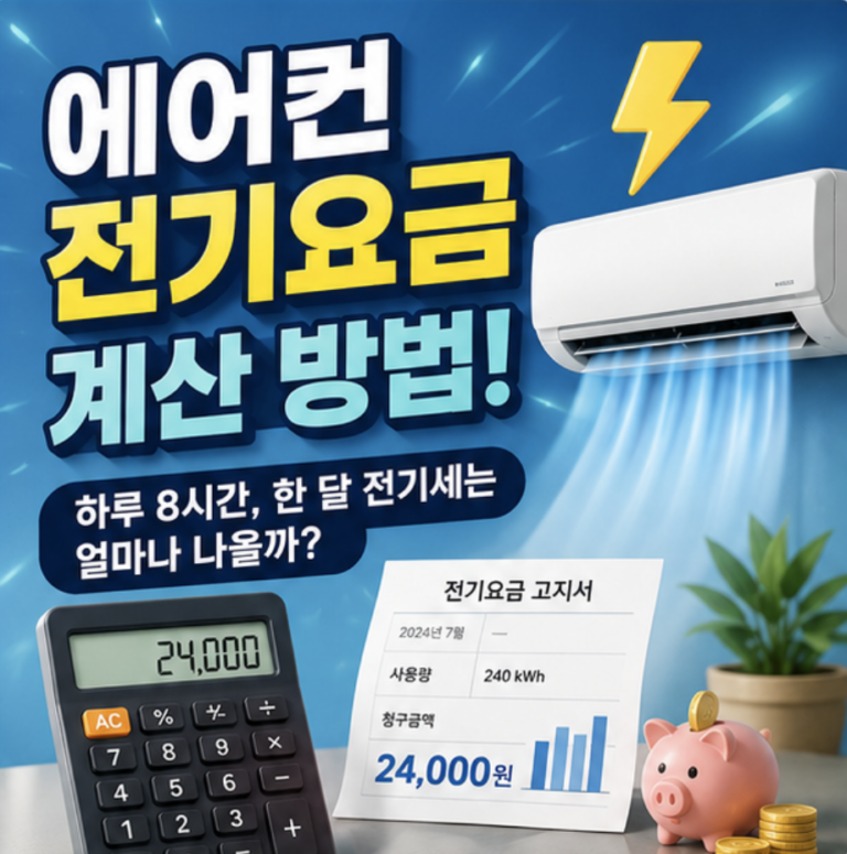 에어컨 전기요금 계산 썸네일