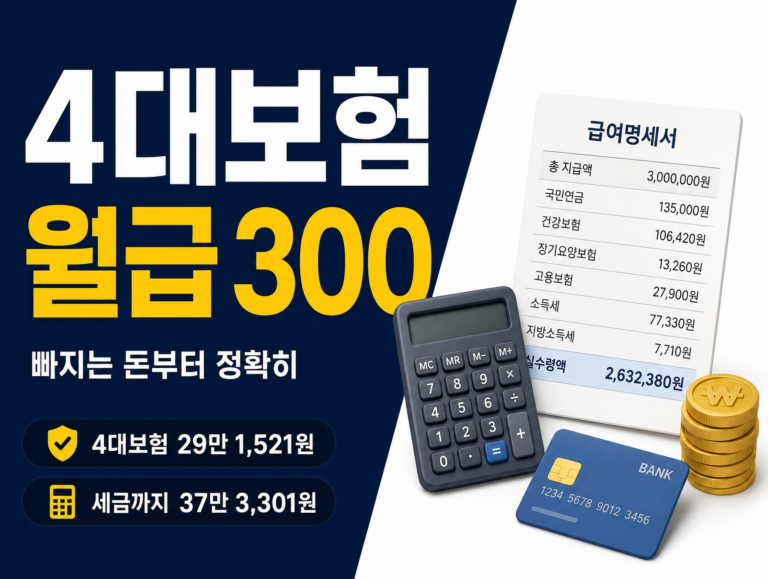 4대보험 월급 썸네일