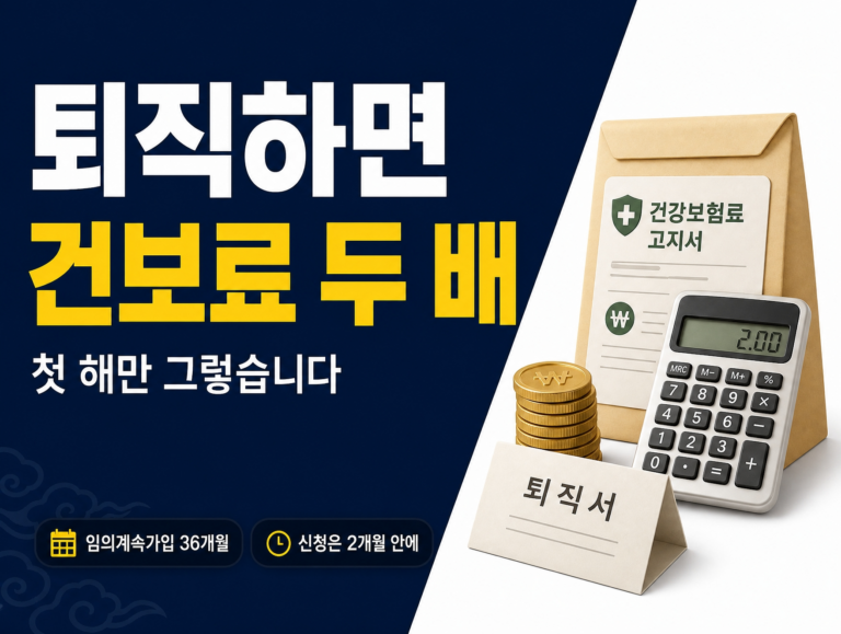 퇴직후 건강보험료 썸네일