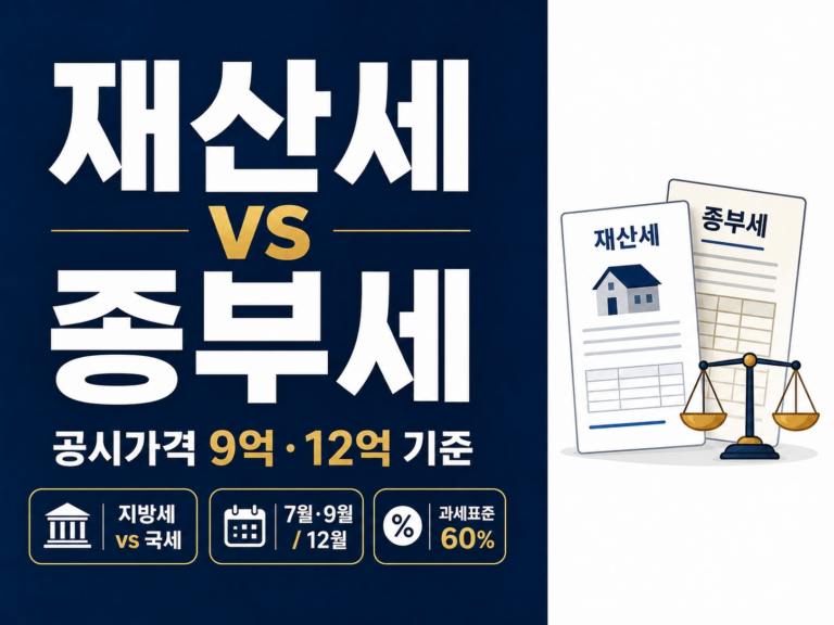 재산세 종부세 차이 썸네일