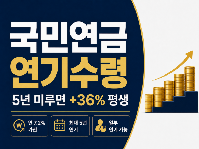 국민연금 연기수령