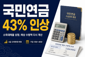 국민연금 예상수령액 계산기