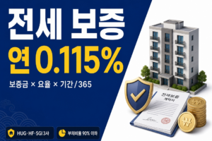 전세보증금 반환보증료 썸네일