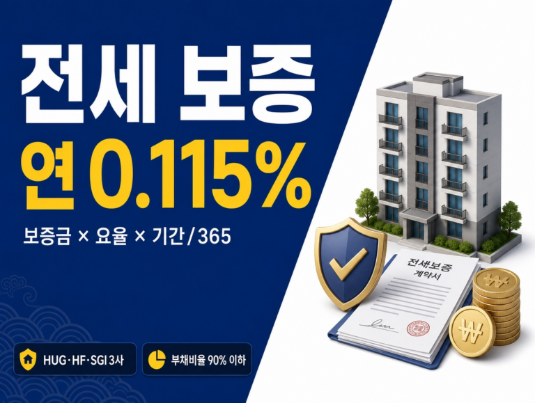 전세보증금 반환보증료 썸네일