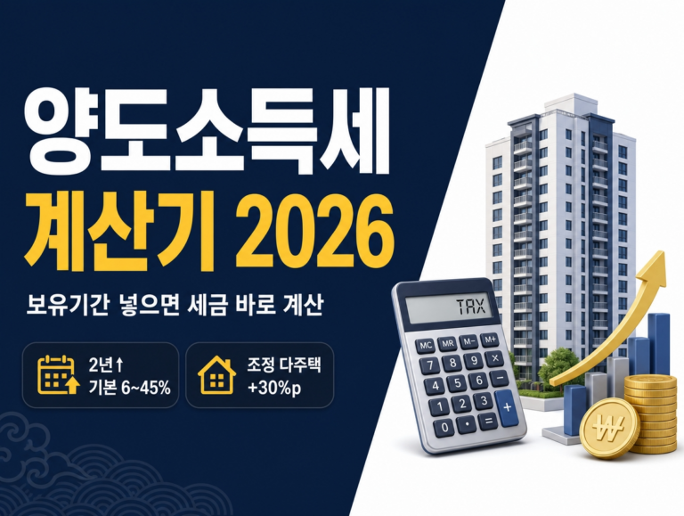 양도소득세 계산기