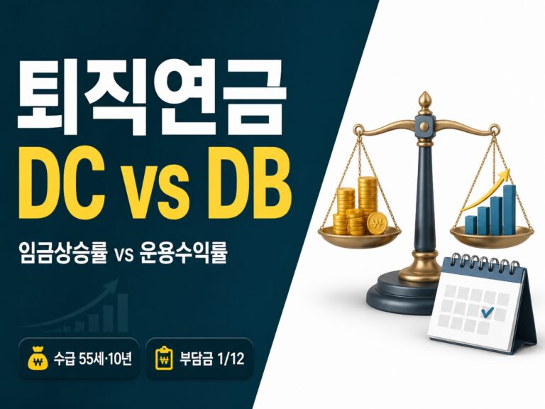 퇴직연금 DC·DB 비교 썸네일
